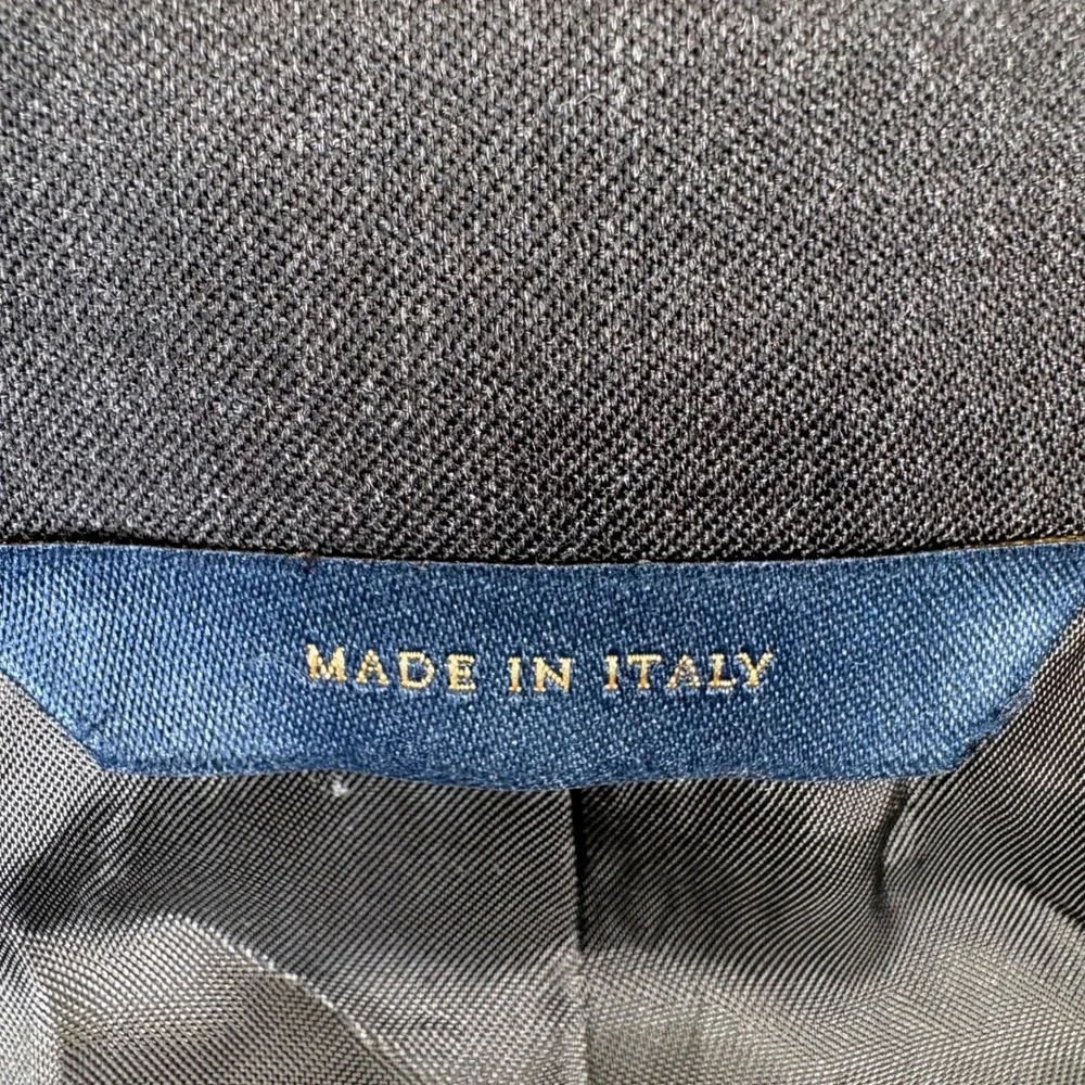 Brooks Brothers Blazer 45R Gray 1818 Madison Fit Estrato Stretch Italian Wool